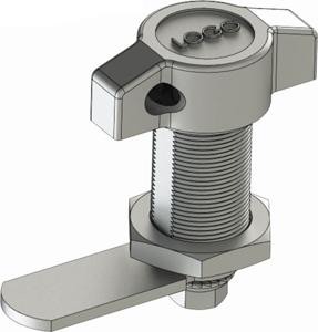 217-30 — под навесной замок барашковая ручка замок - H: 30 mm