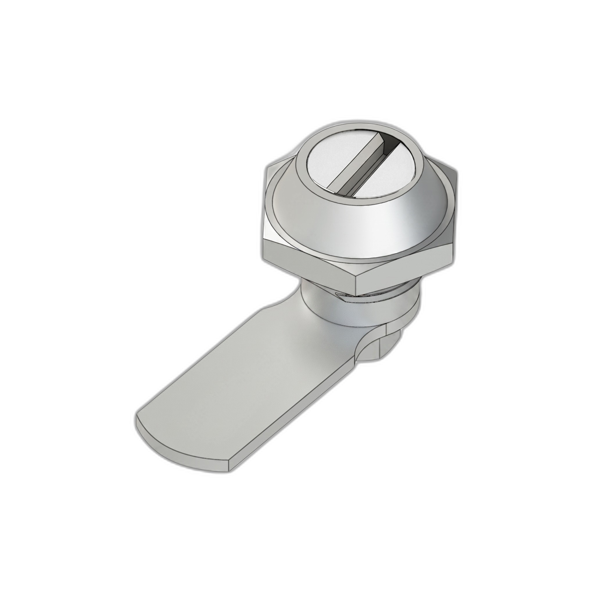 243 — Spring-Loaded Cam Lock - Slotted Insert