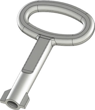 311 — Quarter-Turn Lock Key - DB