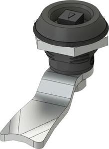 324 — Quarter-Turn Lock - Plastic Square Insert