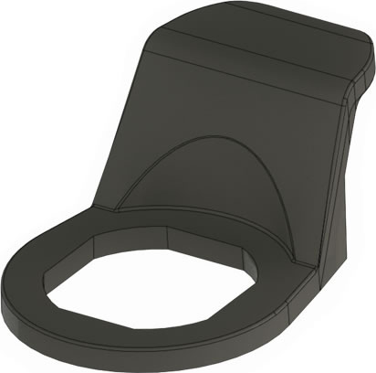 347 — لوحة قفل ممسك - 22 mm