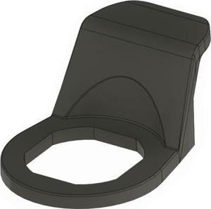 347 — панель замок рукоятка - 22 mm