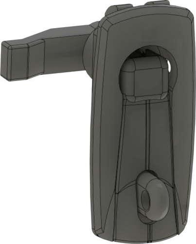 358-A — Functional Cabinet Lock - Plastic Cam - Padlockable