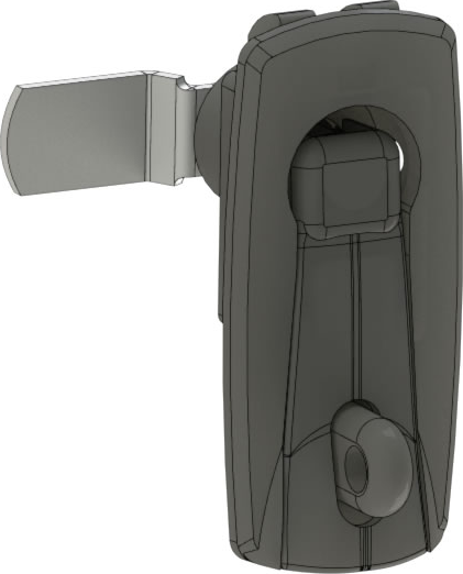 359-A — Functional Cabinet Lock - Metal Cam - Padlockable