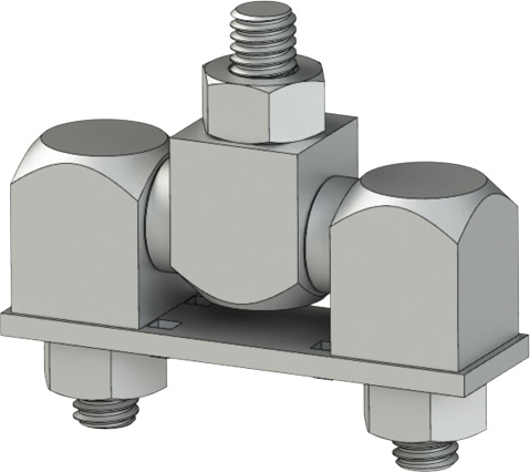 406-1 — 12 mm with Link Cube Hinge - M6