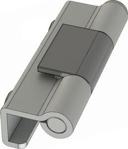413 — Concealed Sheet-Metal Hinge - Flat Centre 110