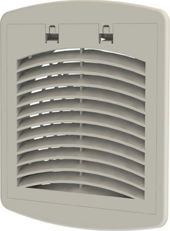 502 — 125x125 شبكة تهوية RAL7032
