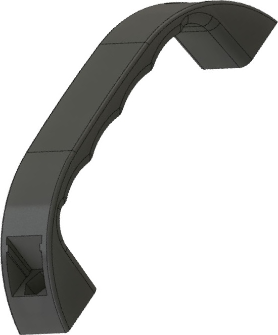 526-1 — باب باب مقبض - 122 mm