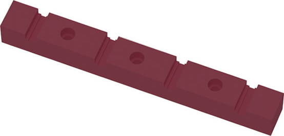 707-N — 3x1 F+N / 5 - 10 mm عازل مشطي