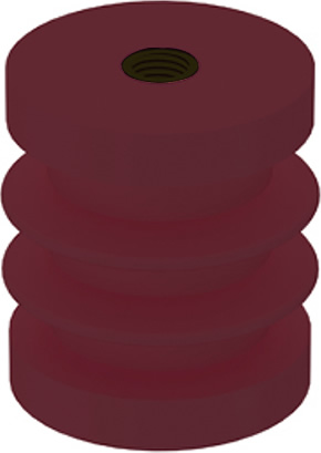 710 — M8 عازل بكرة - مع صامولة عمياء
