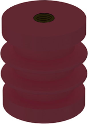 711 — M10 عازل بكرة - مع صامولة عمياء