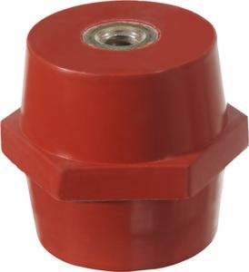 714 — M10 полимерный изолятор - 50x50 mm - с глухая гайка